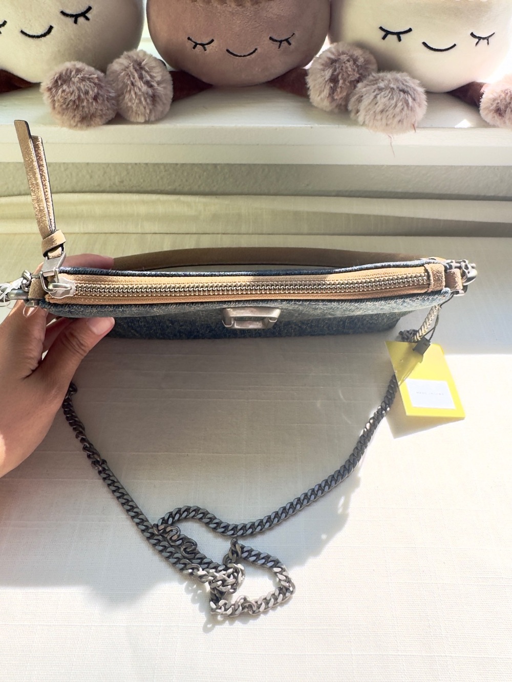 NWT 💙Marc Jacobs The Snapshot Denim Convertible Pochette - Picture 9 of 10